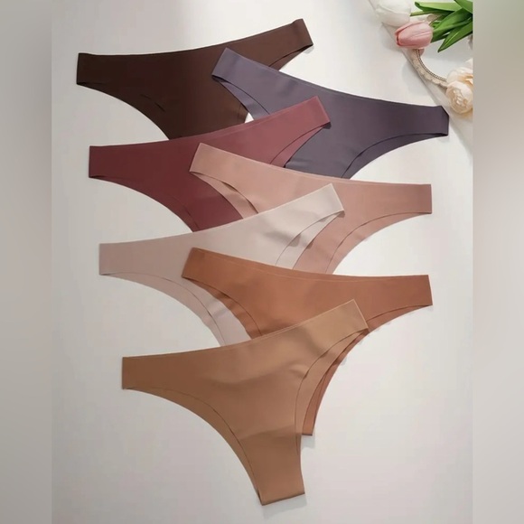 Seamless Underwear Thong Panty Set of 7 ✨💕 New SZ L - Picture 3 of 3